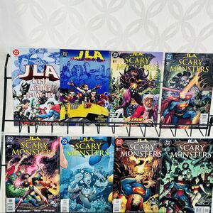 JLA Scary Monsters 1-6 & Young Justice World With Grownups 1-2 Mini‎ Series Lot